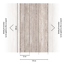 Vliestapete 'The Wall II' Betonmaserung beige 3-teilig 1,59 x 2,80 m