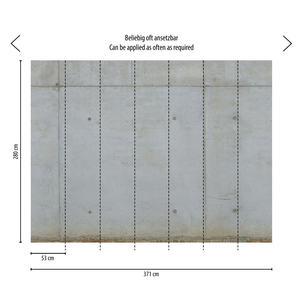 Graue Betonwand