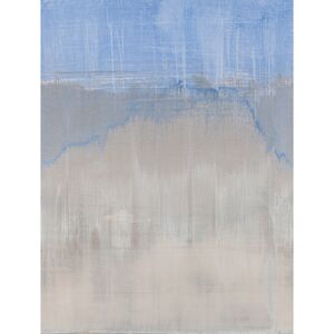 Vliestapete 'The Wall II' Abstrakte Wand blau 4-teilig 212 x 280 cm