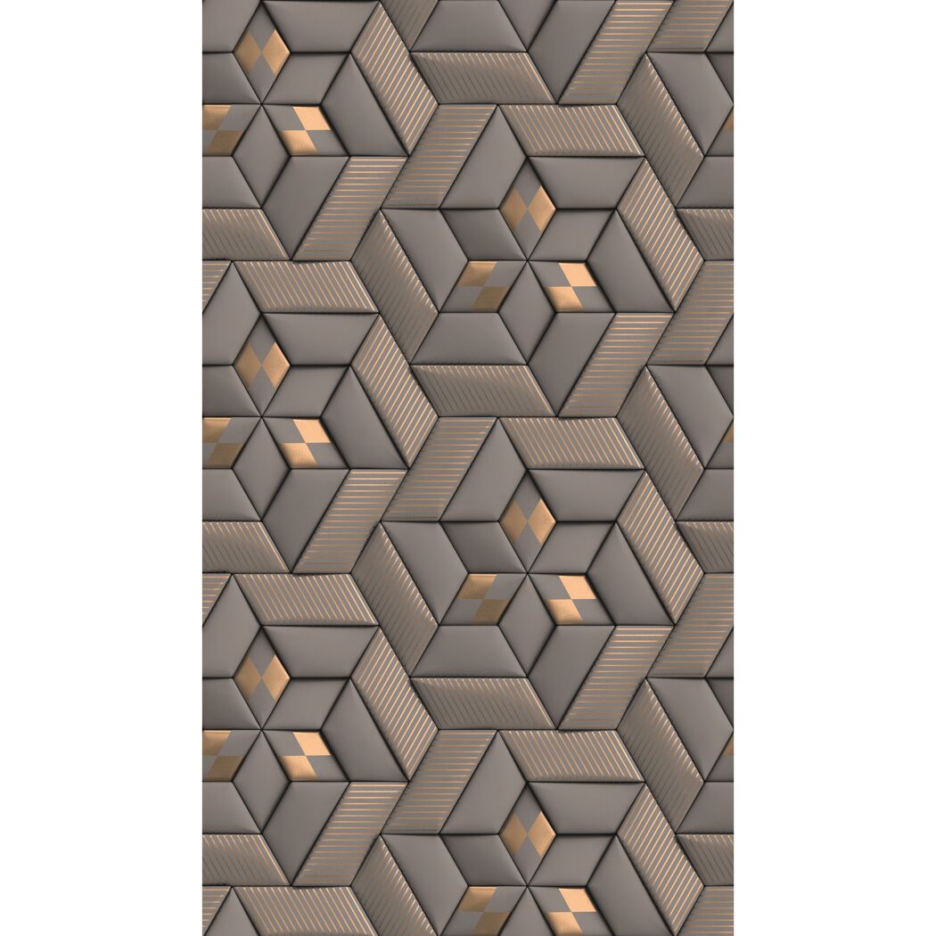 Goldenes geometrisches Muster