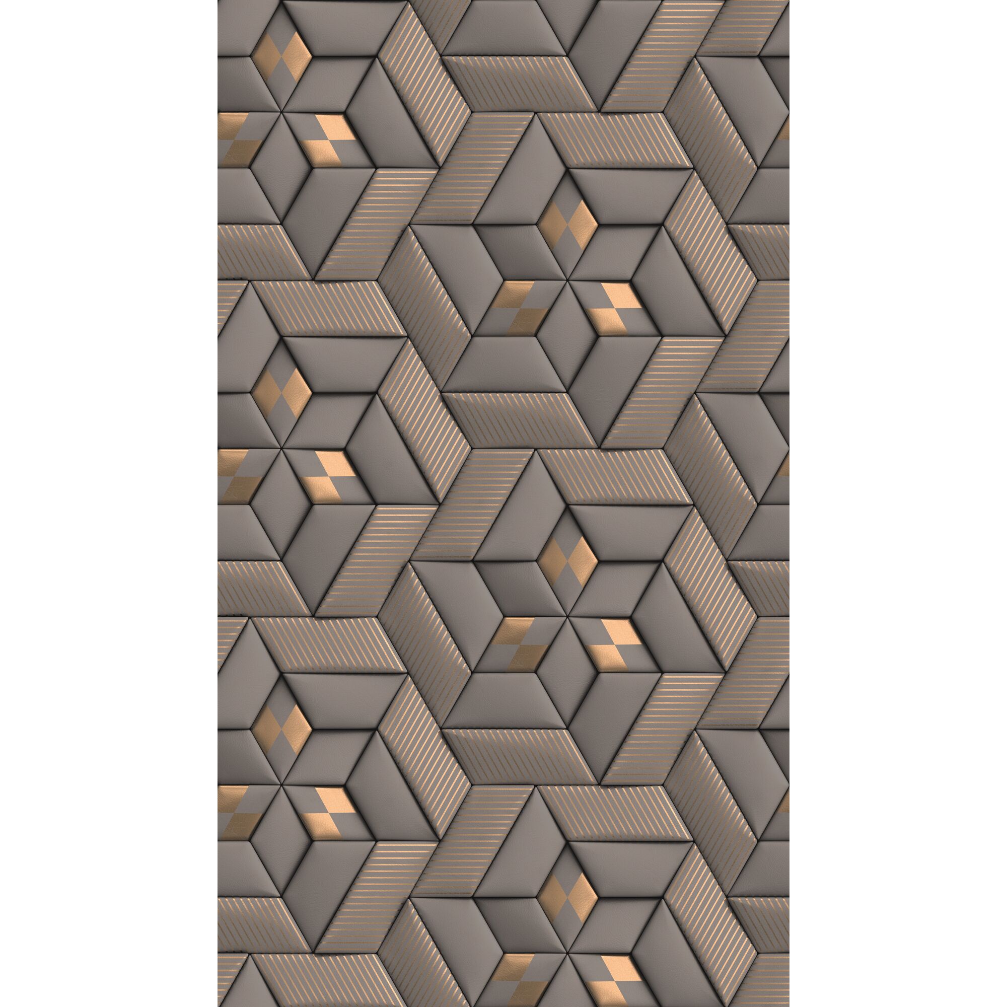 Goldenes geometrisches Muster