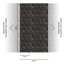 Schwarze Fototapete mit geometrischem Muster