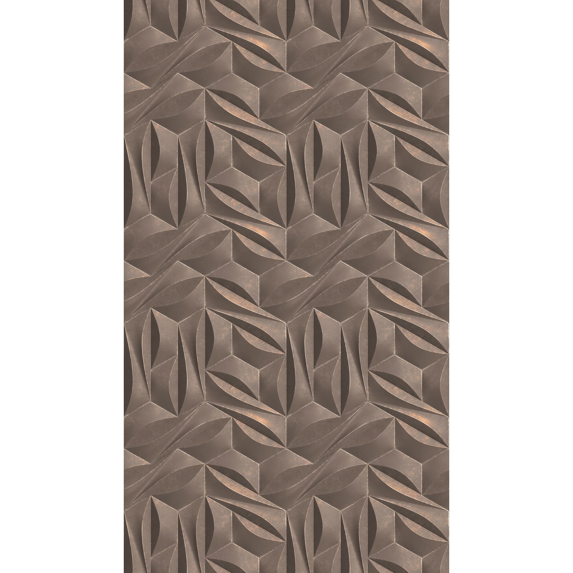 Braunes geometrisches Muster