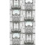 Verkleinertes Bild von Vliestapete 'The Wall II' Schloss Balkon grau 3-teilig 159 x 280 cm
