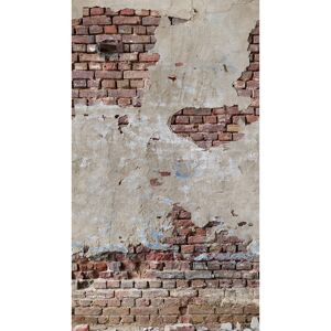 Vliestapete 'The Wall II' Vintage Stein braun 3-teilig 1,59 x 2,80 m