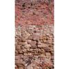 Alte Stein- und Backsteinmauer