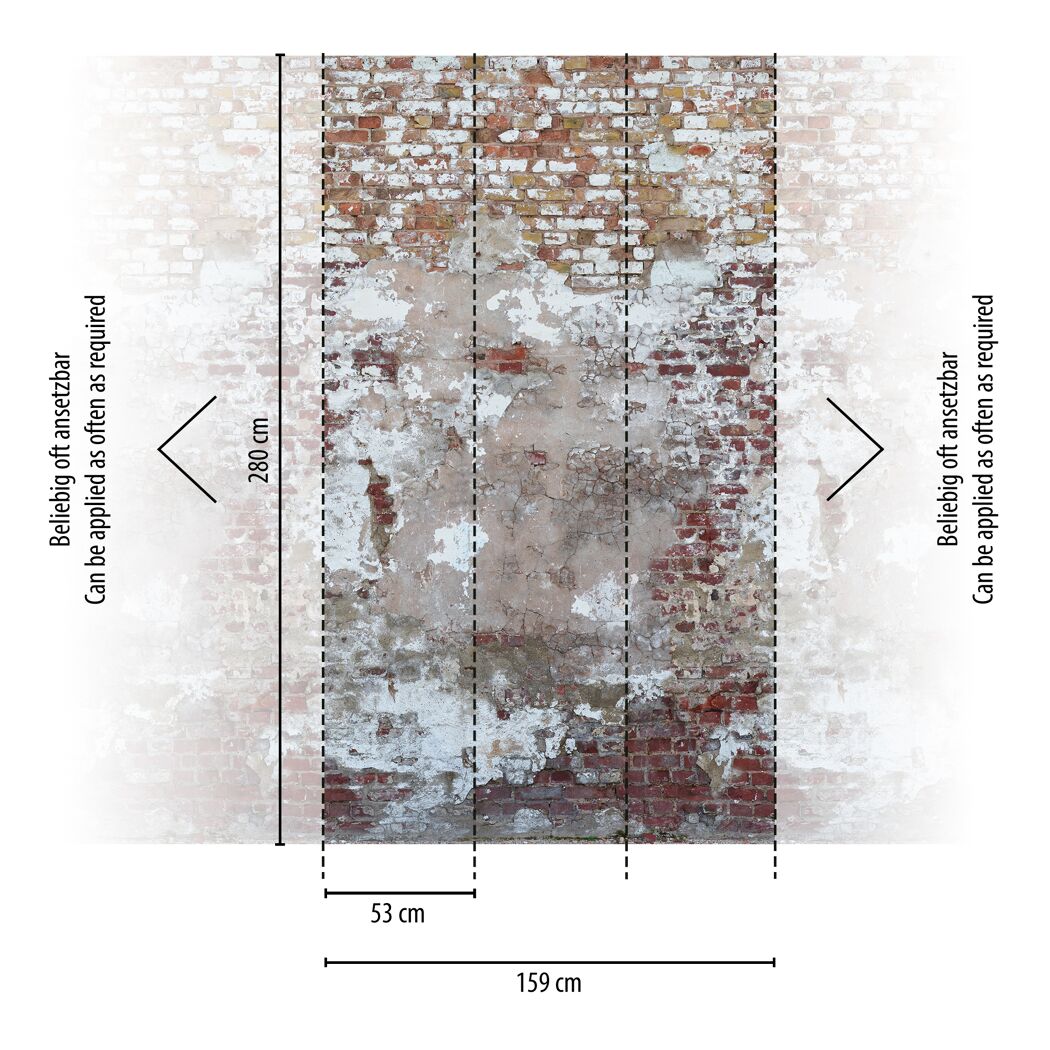 Fototapete Steinwand