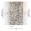Vliestapete 'The Wall II' Natursteinwand beige 3-teilig 1,59 x 2,80 m