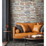 Vliestapete 'The Wall II' Natursteinwand beige 3-teilig 1,59 x 2,80 m
