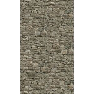 Vliestapete 'The Wall II' Steinwand grau 3-teilig 159 x 280 cm