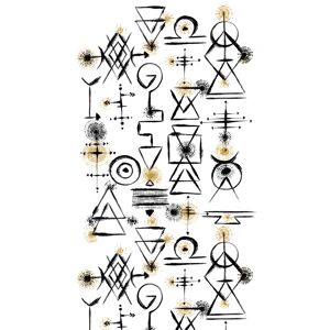 Vliestapete 'The Wall II' Ethno Symbole weiß 3-teilig 1,59 x 2,80 m