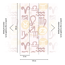 Vliestapete 'The Wall II' Sternzeichen beige 3-teilig 1,59 x 2,80 m