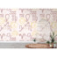 Vliestapete 'The Wall II' Sternzeichen beige 3-teilig 1,59 x 2,80 m