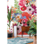 Vliestapete 'The Wall II' Blumenbouquet rot 3-teilig 1,59 x 2,80 m