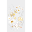 Vliestapete 'The Wall II' Blumenmuster grau 3-teilig 1,59 x 2,80 m