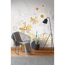 Vliestapete 'The Wall II' Blumenmuster grau 3-teilig 1,59 x 2,80 m