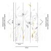 Skizze einer Blumenwiese