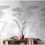 Verkleinertes Bild von Vliestapete 'The Wall II' feine Palmen weiß 3-teilig 159 x 280 cm