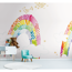 Verkleinertes Bild von Vliestapete 'The Wall II' Regenbogen bunt 5-teilig 265 x 280 cm