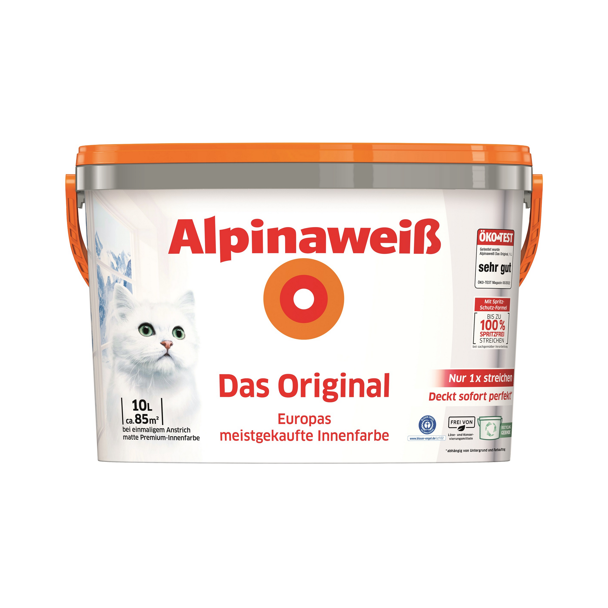 Innenfarbe Alpinaweiß 'Das Original' matt 10 l + product picture