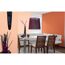 Esszimmer in Orange und Apricot