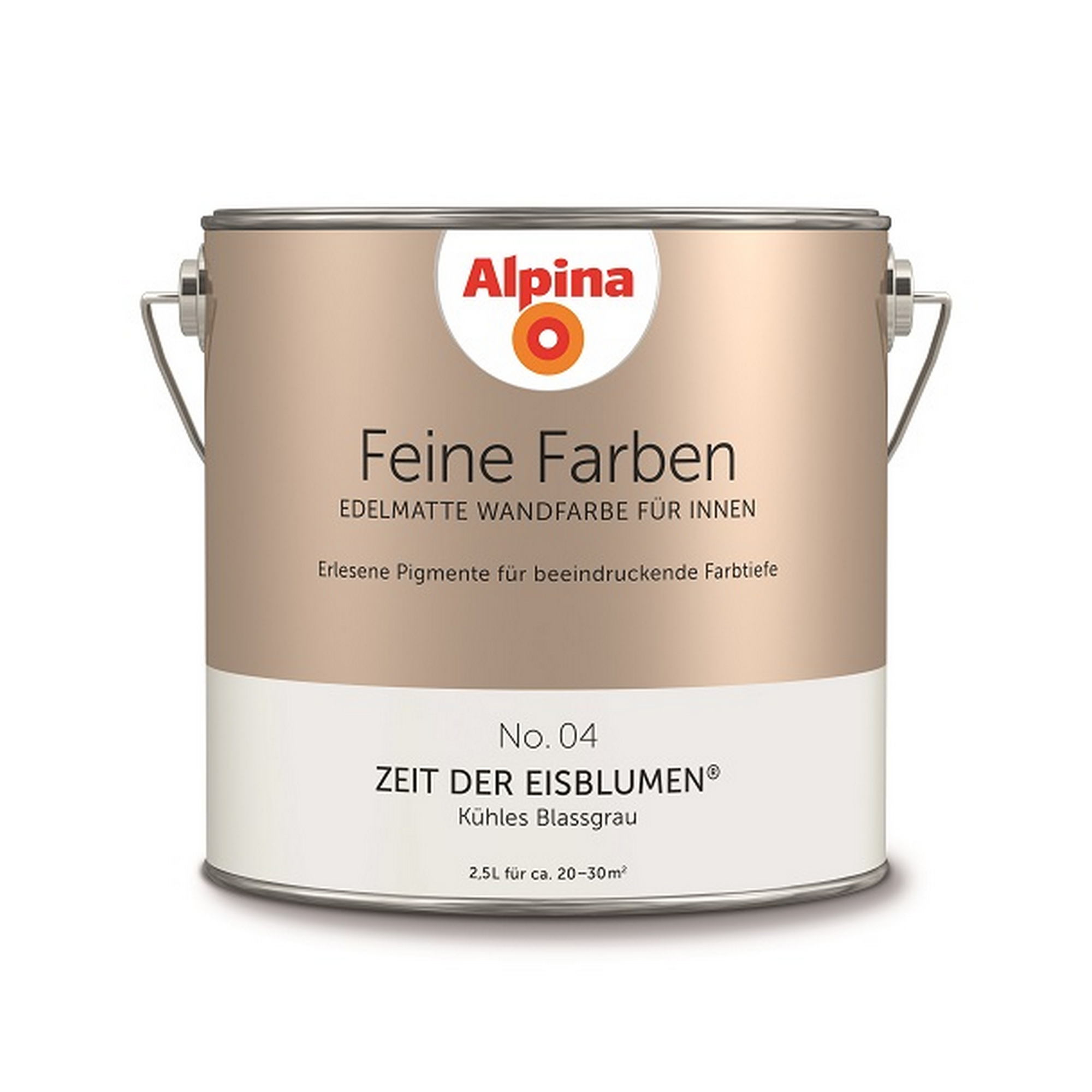 Feine Farben 'Zeit der Eisblumen' zartgrau matt 2,5 l