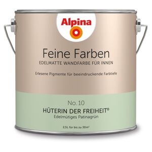 Wandfarbe 'Feine Farben' No. 10 'Hüterin der Freiheit', patinagrün, 2,5 l