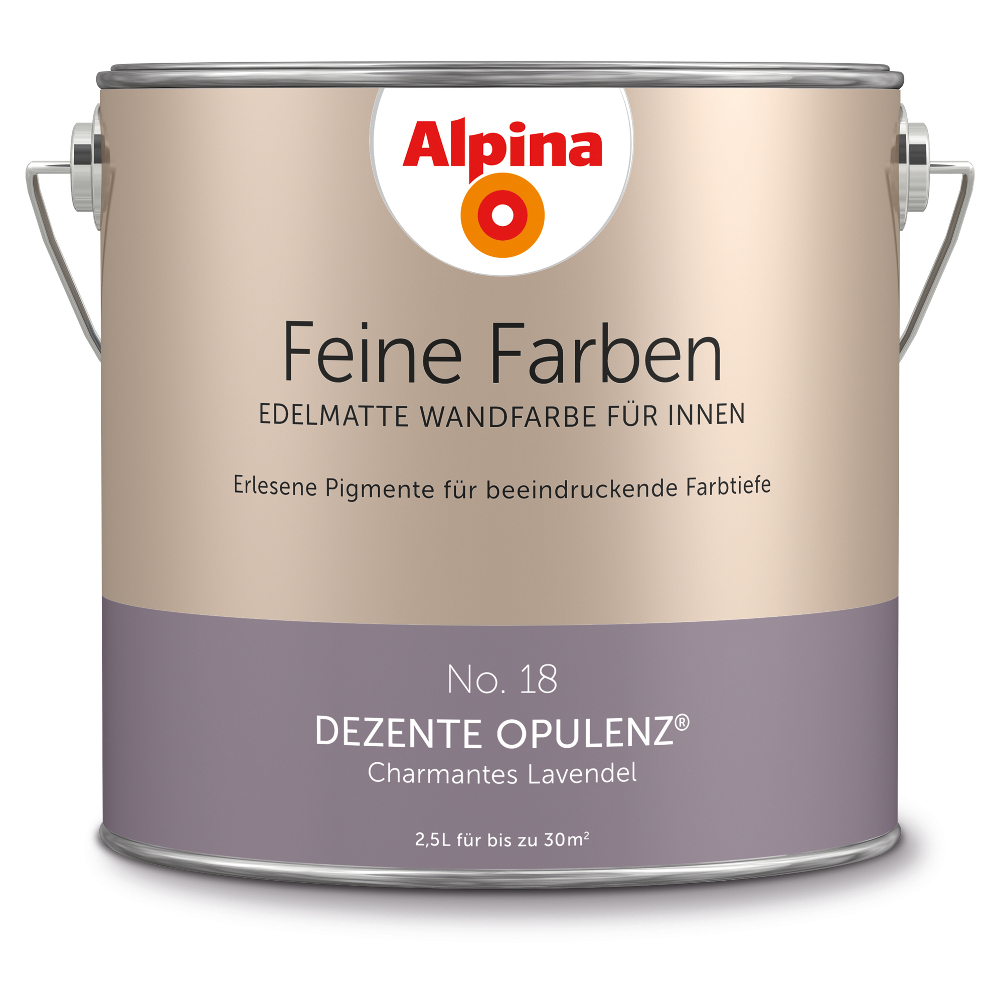 Feine Farben 'Dezente Opulenz' lavendelfarben matt 2,5 l + product video