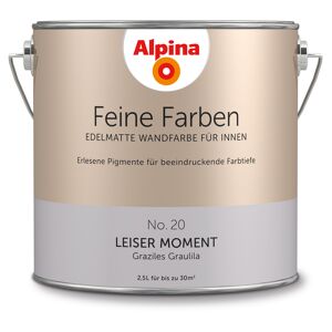 Wandfarbe 'Feine Farben' No. 20 'Leiser Moment', graulila, 2,5 l