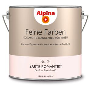 Wandfarbe 'Feine Farben' No. 24 'Zarte Romantik', pastellrosé, 2,5 l