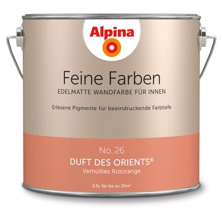 2. Bild von Feine Farben 'Duft des Orients' rotorange matt 2,5 l