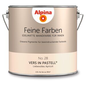 Wandfarbe 'Feine Farben' No. 28 'Vers in Pastell', apricot, 2,5 l