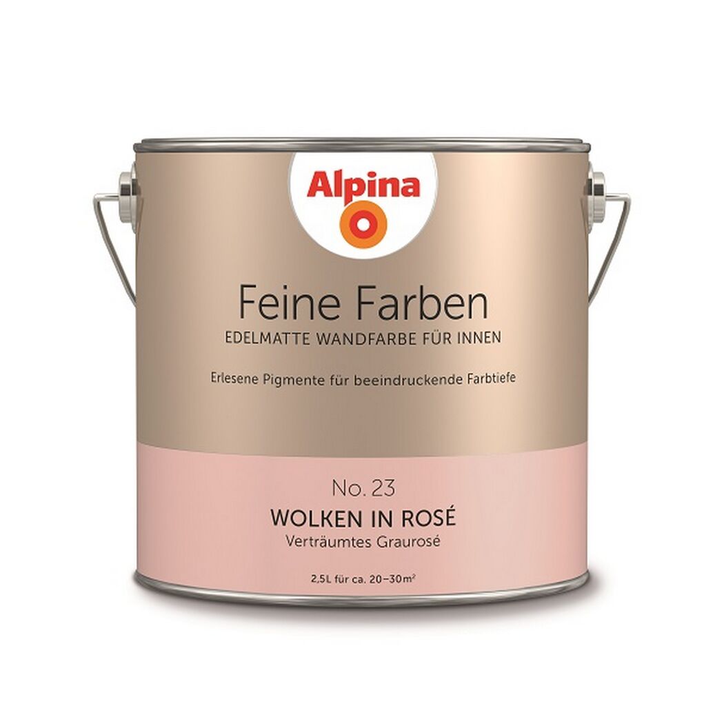 Alpina Feine Farben 'Wolken in Rosé' hellrosa matt 2,5 l