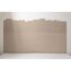Teilweise gestrichene Wand in Coffee Cream