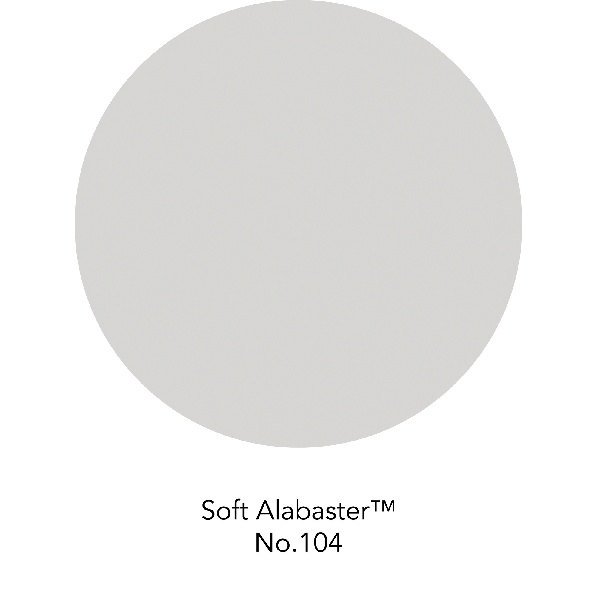 Wandfarbe 'Soft Alabaster No. 104' hellgrau matt 2,5 l + product picture
