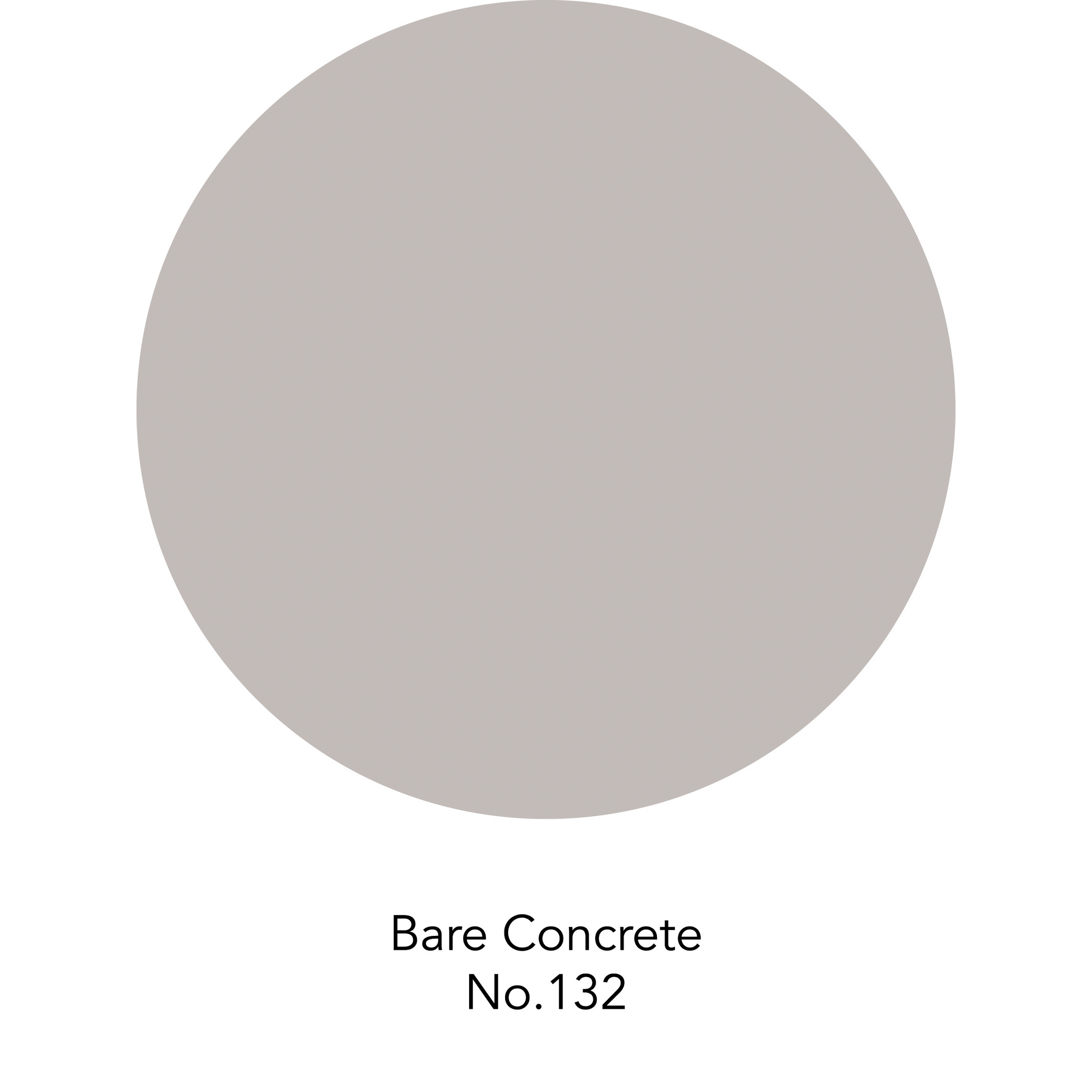 Wandfarbe 'Bare Concrete No. 132' grau matt 2,5 l + product picture