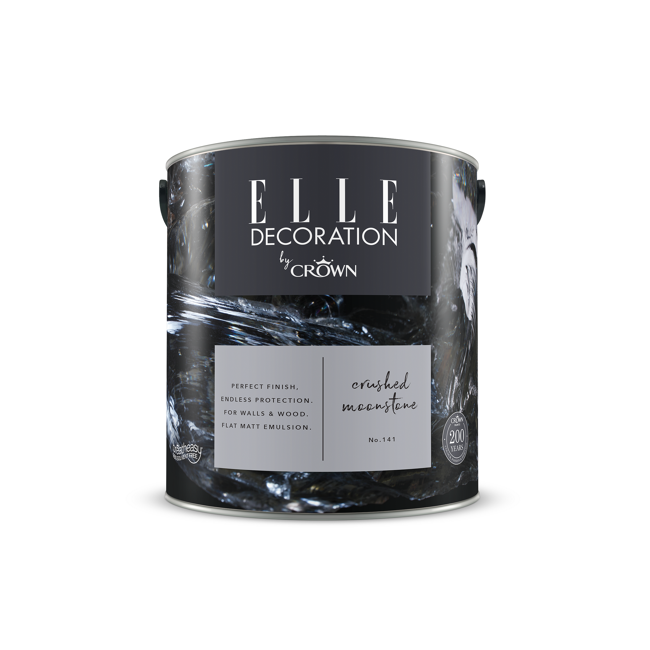 Bild von Wandfarbe 'Crushed Moonstone No. 141' grau matt 2,5 l