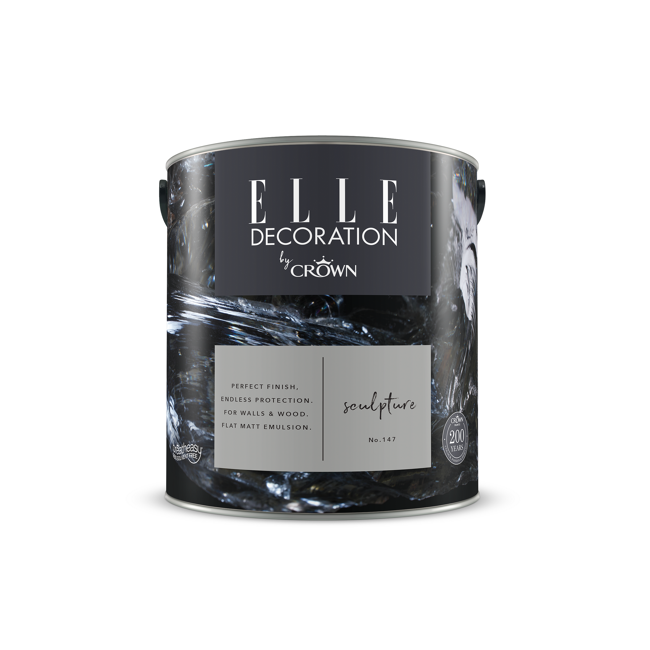 Bild von Wandfarbe 'Sculpture No. 147' grau matt 2,5 l