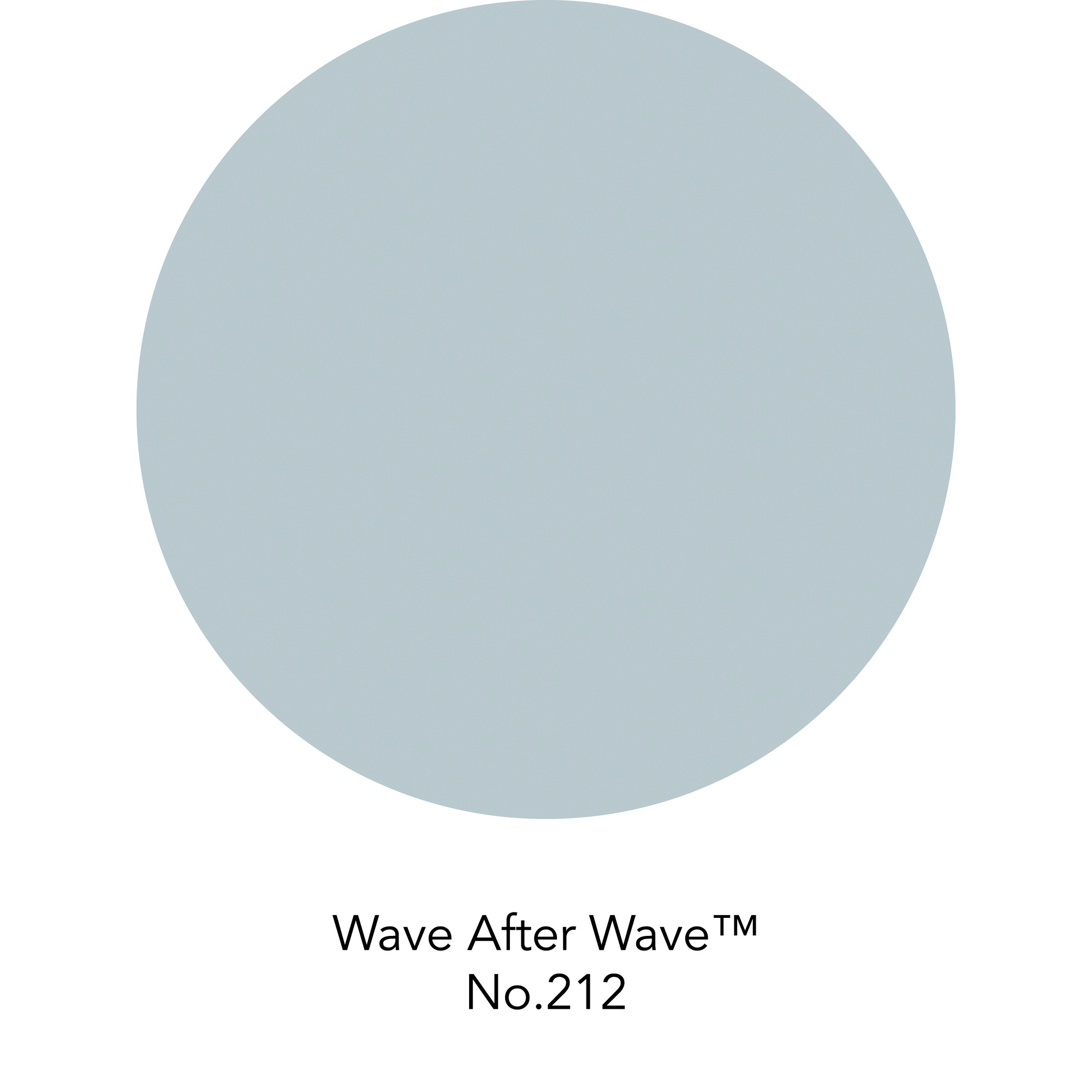 Wandfarbe 'Wave After Wave No. 212' blau matt 2,5 l + product picture