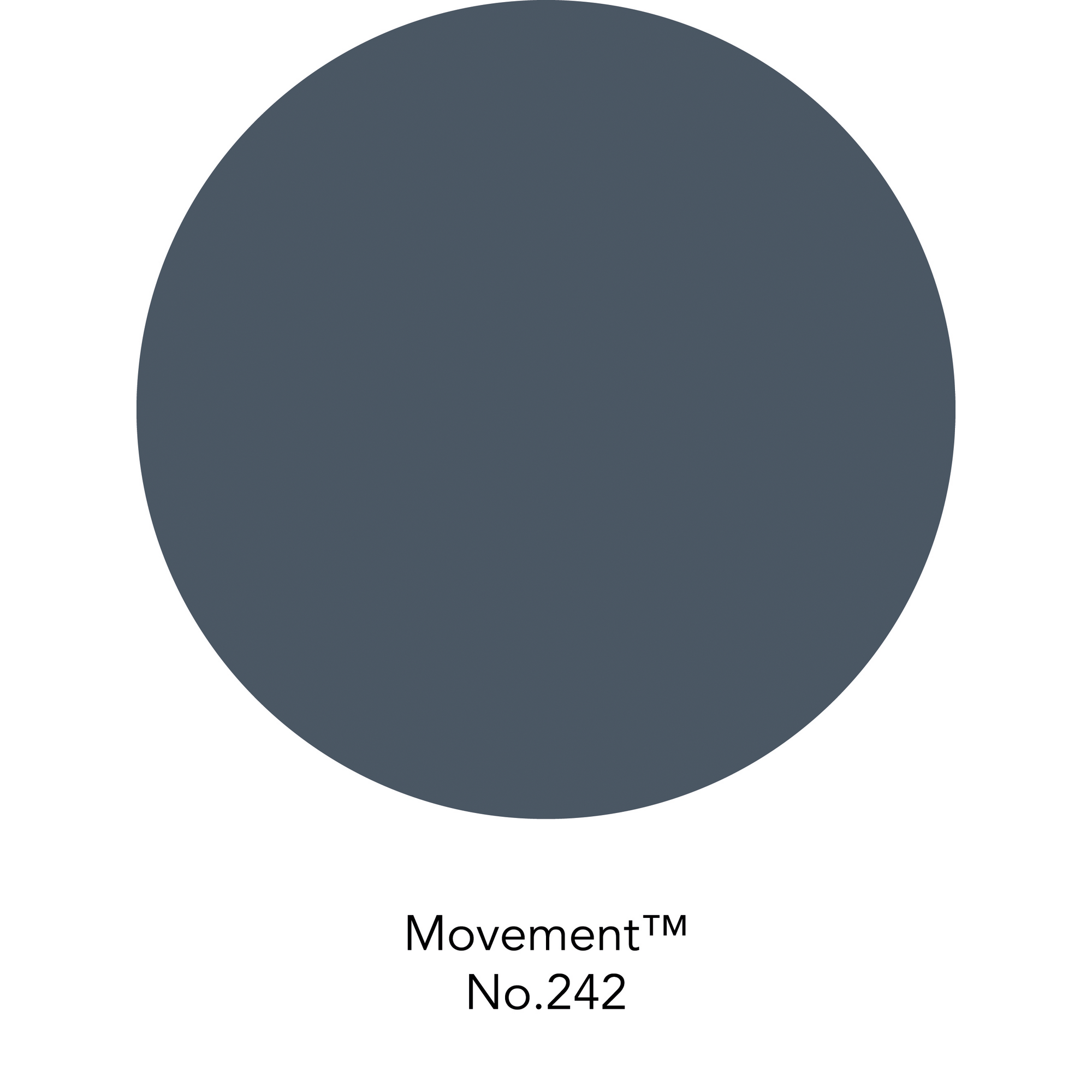 Wandfarbe 'Movement No. 242' blau matt 2,5 l + product picture