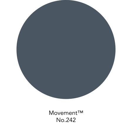 4. Bild von Wandfarbe 'Movement No. 242' blau matt 2,5 l