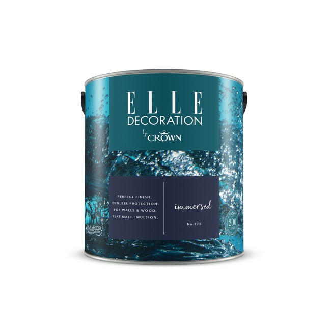 Bild von Wandfarbe 'Immersed No. 275' blau matt 2,5 l