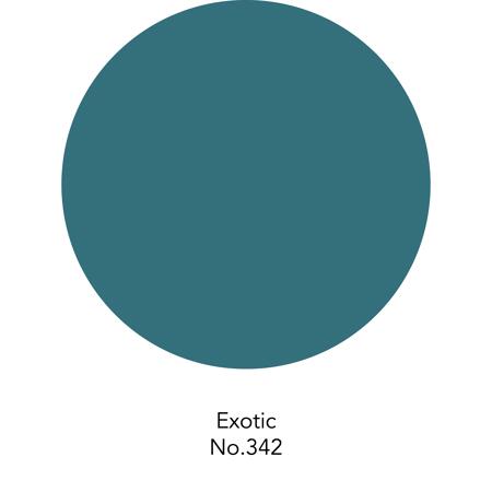 4. Bild von Wandfarbe 'Exotic No. 342' petrol matt 2,5 l