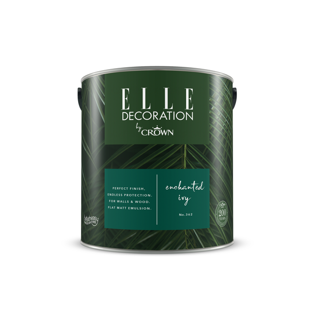 Bild von Wandfarbe 'Enchanted Ivy No. 362' grün matt 2,5 l
