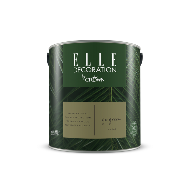 Bild von Wandfarbe 'Go Green No. 368' gelbgrün matt 2,5 l