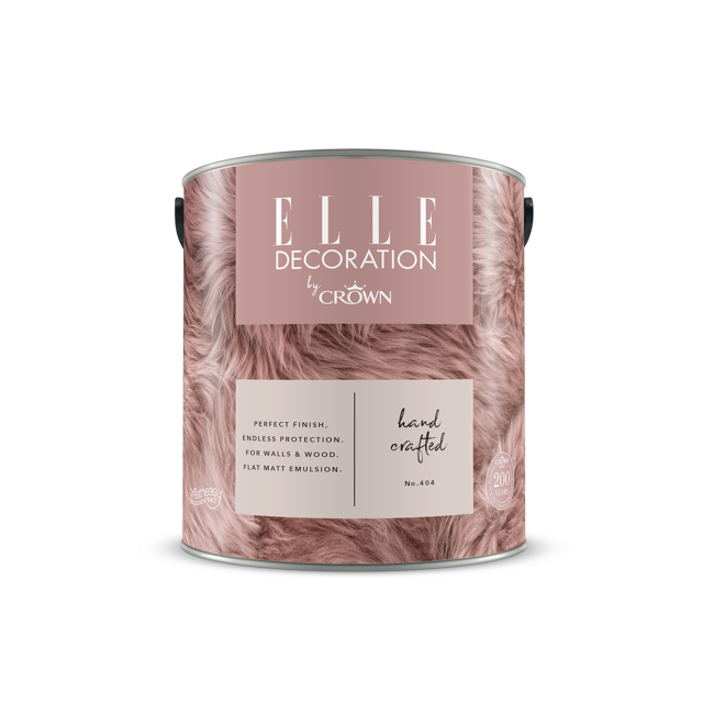 Bild von Wandfarbe 'Hand Crafted No. 404' pastellrosa matt 2,5 l