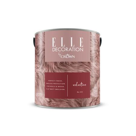 2. Bild von Wandfarbe 'Velvetine No. 442' dunkelrot matt 2,5 l