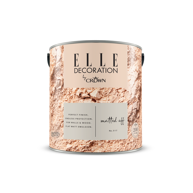 Bild von Wandfarbe 'Matted Off No. 517' grau matt 2,5 l