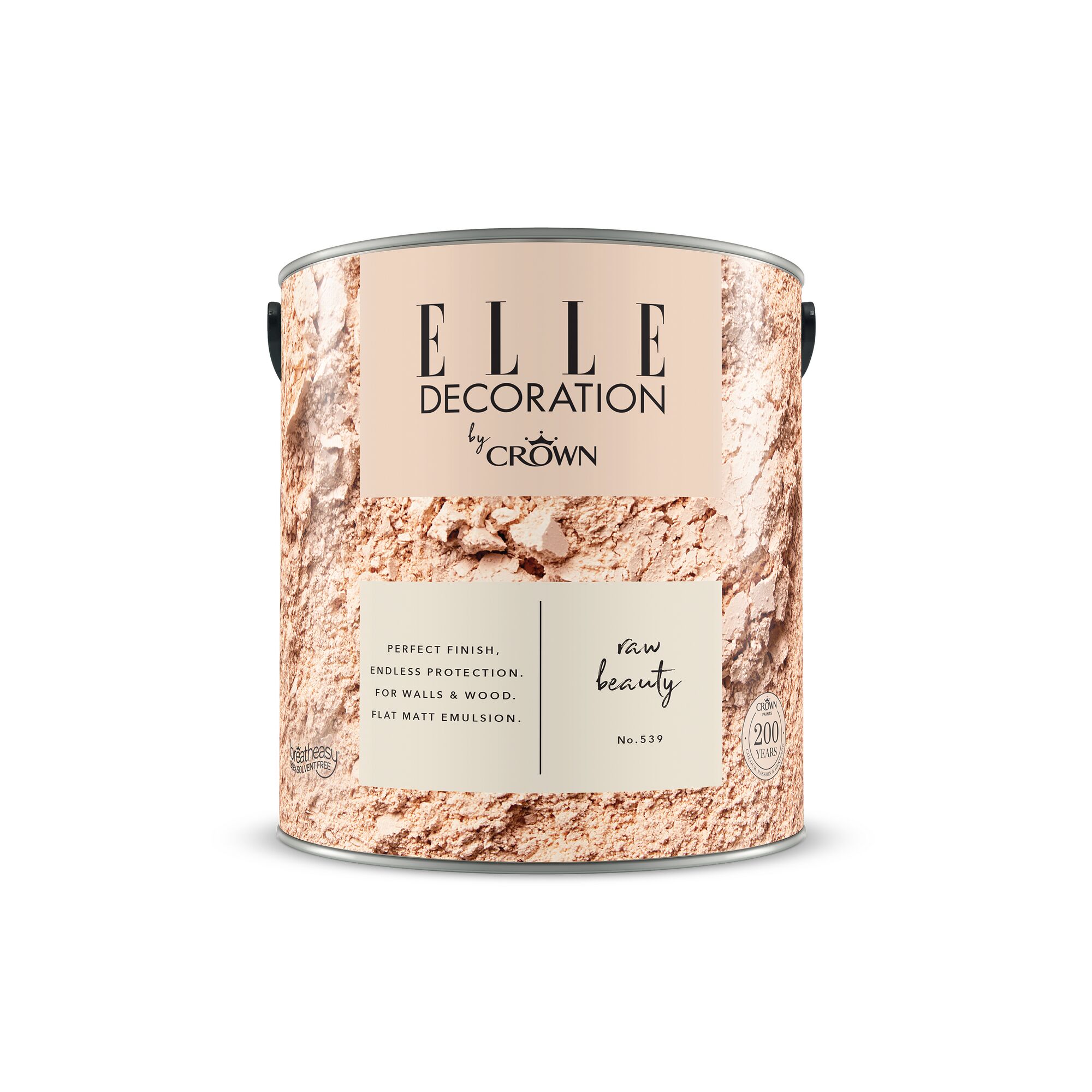 Dose mit matter Wandfarbe Raw Beauty von ELLE Decoration by Crown