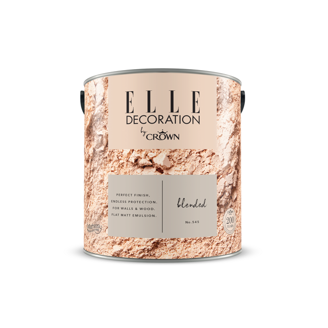 Bild von Wandfarbe 'Blended No. 545' beigebraun matt 2,5 l